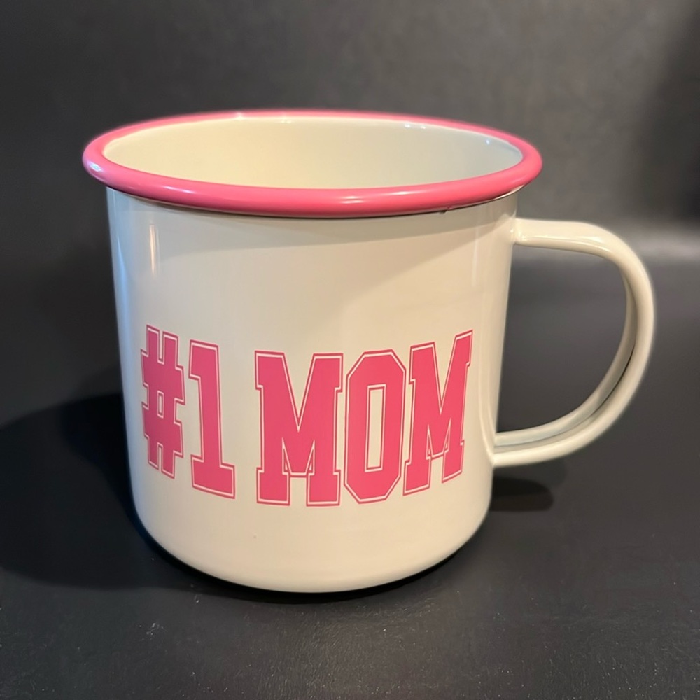 NEW! J Crew #1 Mom tin mug